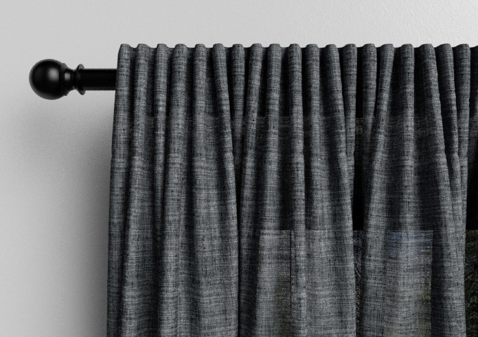 Novara Voile, Pebble Grey - Made to Measure Curtains - Image 9